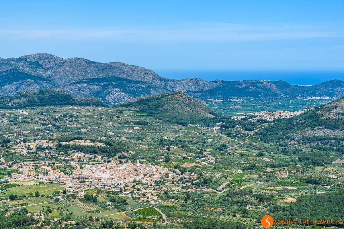 Vistas de Valle de Pop, Alicante, Comunidad Valenciana