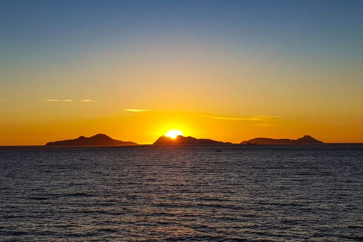 Atardecer, Islas de Cíes, Pontevedra, Galicia Atardecer, Islas de Cíes, Pontevedra, Galicia
