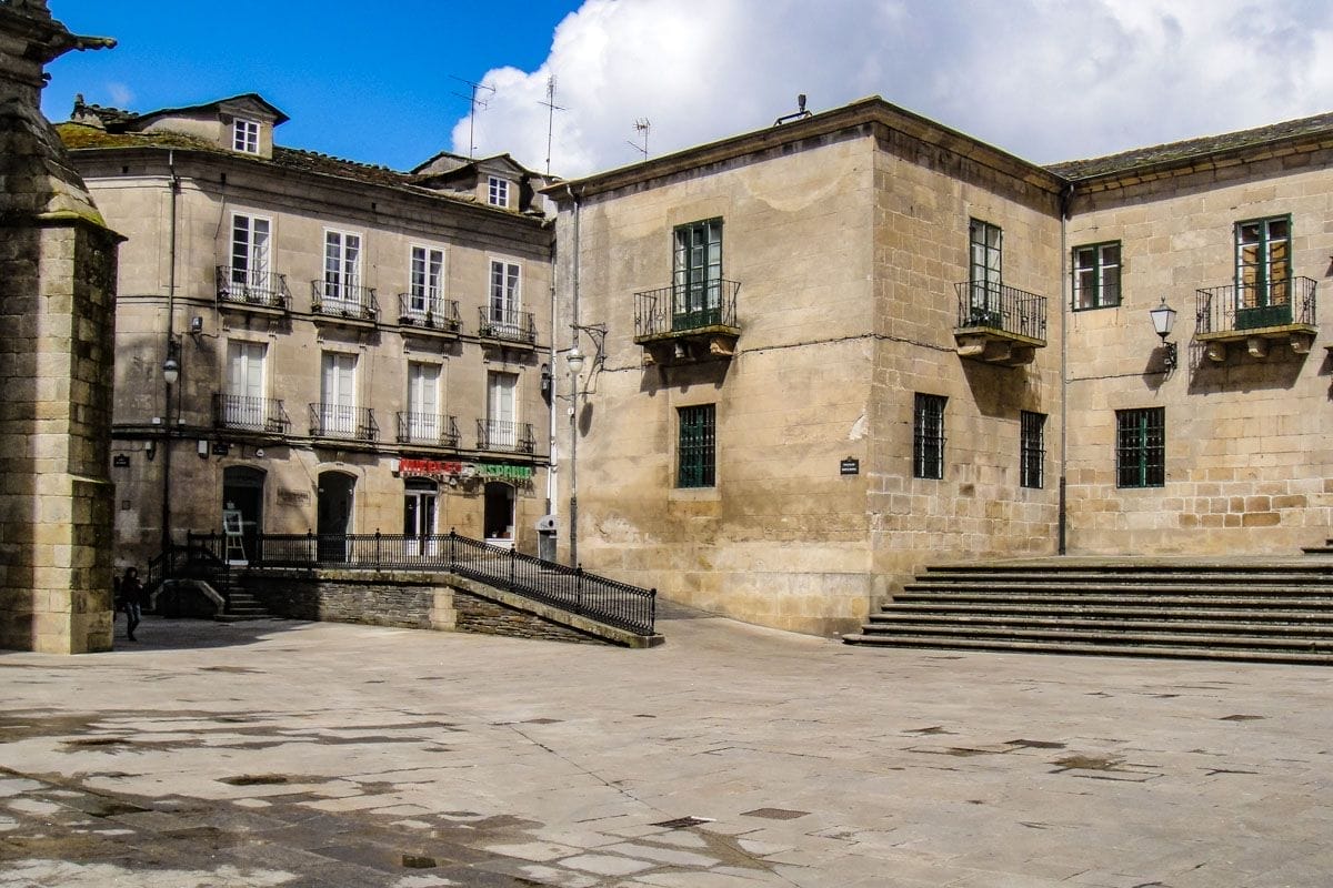 Plaza Santa María, Lugo, Galicia Plaza Santa María, Lugo, Galicia