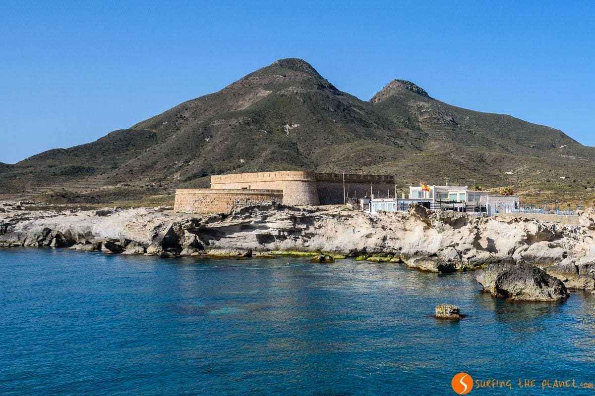 Castillo de San Felipe, Los Escullos, Cabo de Gata, Almería, Andalucía | Que ver en Cabo de Gata Castillo de San Felipe, Los Escullos, Cabo de Gata, Almería, Andalucía | Que ver en Cabo de Gata