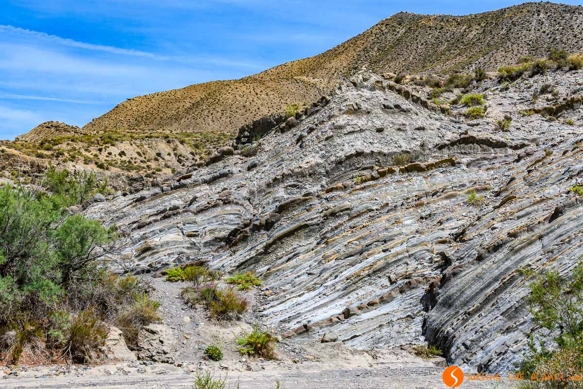 Formaciones rocosas, Desierto de Tabernas, Almería, Andalucía Formaciones rocosas, Desierto de Tabernas, Almería, Andalucía