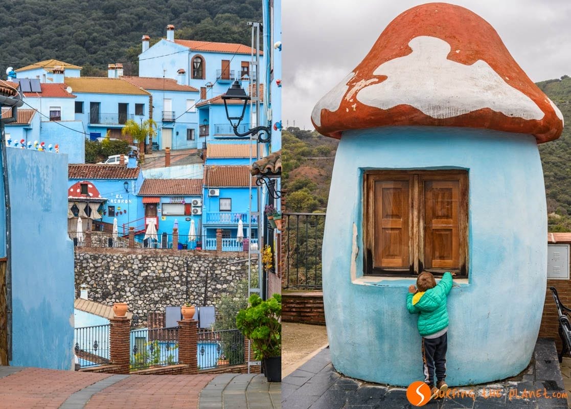 Pueblo pitufo, Júzcar, Málaga, Andalucía | Que visitar en Málaga Provincia Pueblo pitufo, Júzcar, Málaga, Andalucía | Que visitar en Málaga Provincia