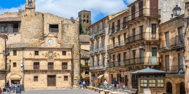 Plaza central, Sepúlveda, Segovia