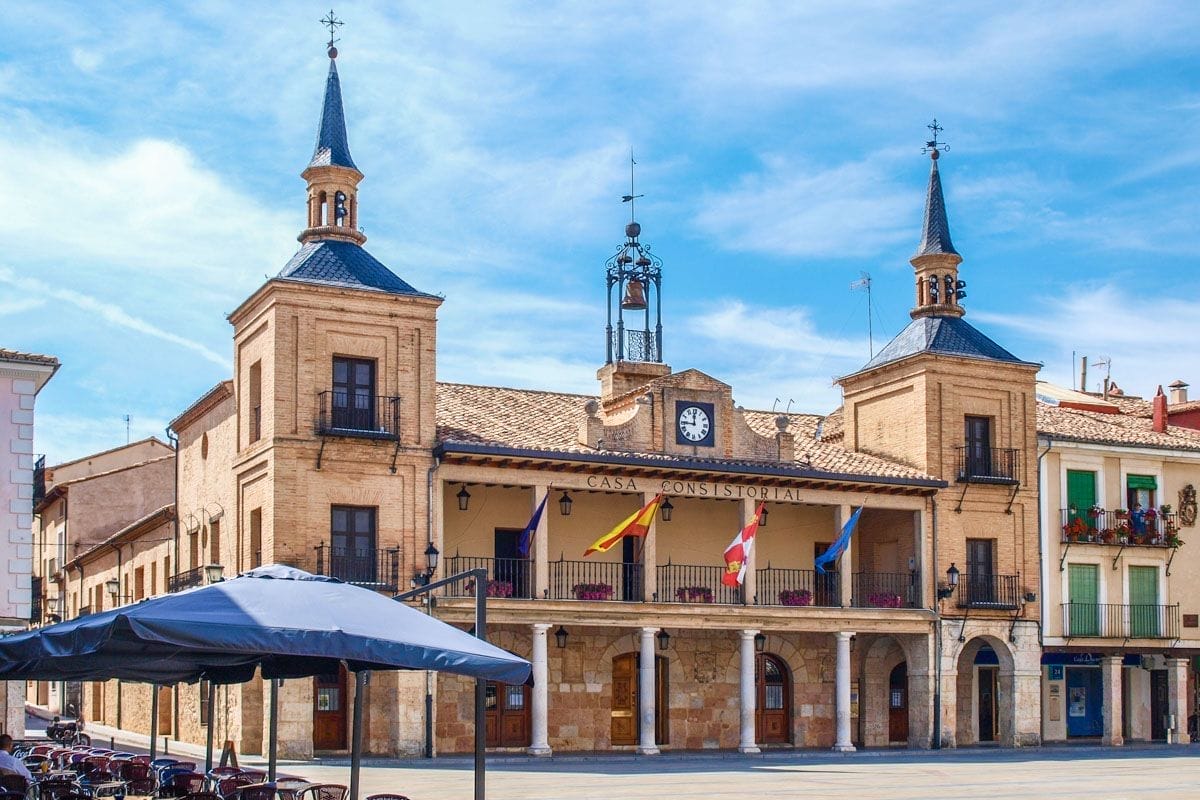 Plaza Mayor, El Burgo de Osma, Soria, Castilla y León Plaza Mayor, El Burgo de Osma, Soria, Castilla y León