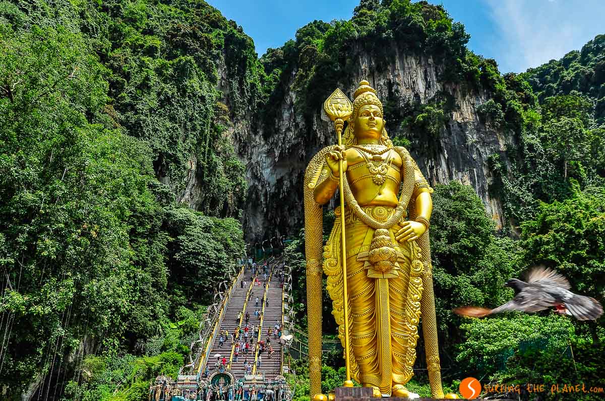 Entrada a las Cuevas Batu, Kuala Lumpur, Malasia Entrada a las Cuevas Batu, Kuala Lumpur, Malasia
