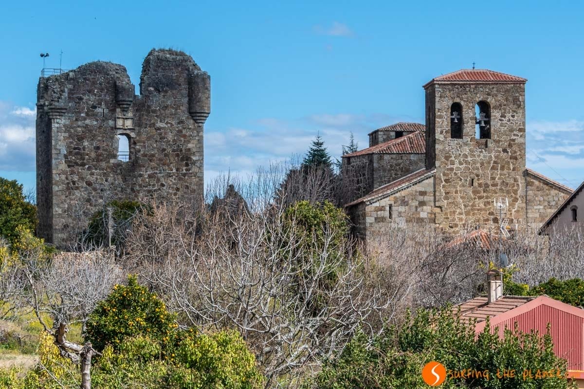 Iglesia y Castillo, Valverde de la Vera, Cáceres, Extremadura Iglesia y Castillo, Valverde de la Vera, Cáceres, Extremadura