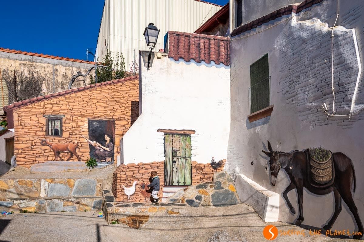 Arte urbano, Romangordo, Cáceres, Extremadura | Pueblos bonitos de Extremadura Arte urbano, Romangordo, Cáceres, Extremadura | Pueblos bonitos de Extremadura