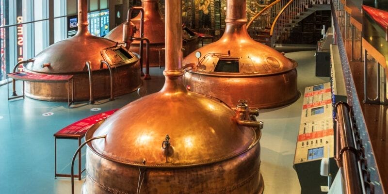 Calderas antiguas, Museo Estrella Galicia, A Coruña