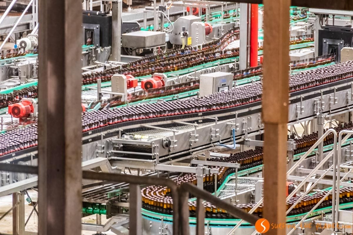 Envasado en la fábrica, Museo Estrella Galicia, A Coruña Envasado en la fábrica, Museo Estrella Galicia, A Coruña