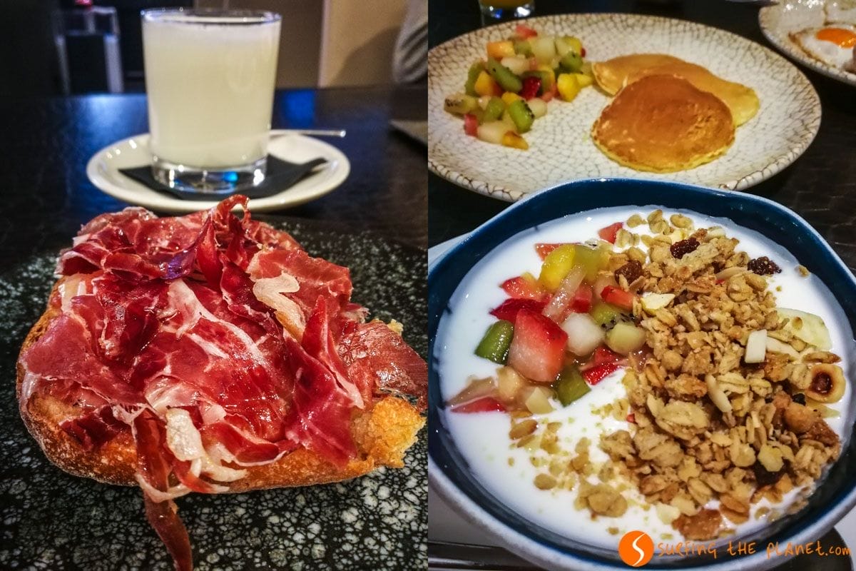 Desayuno, Hotel Plaza, A Coruña, Galicia