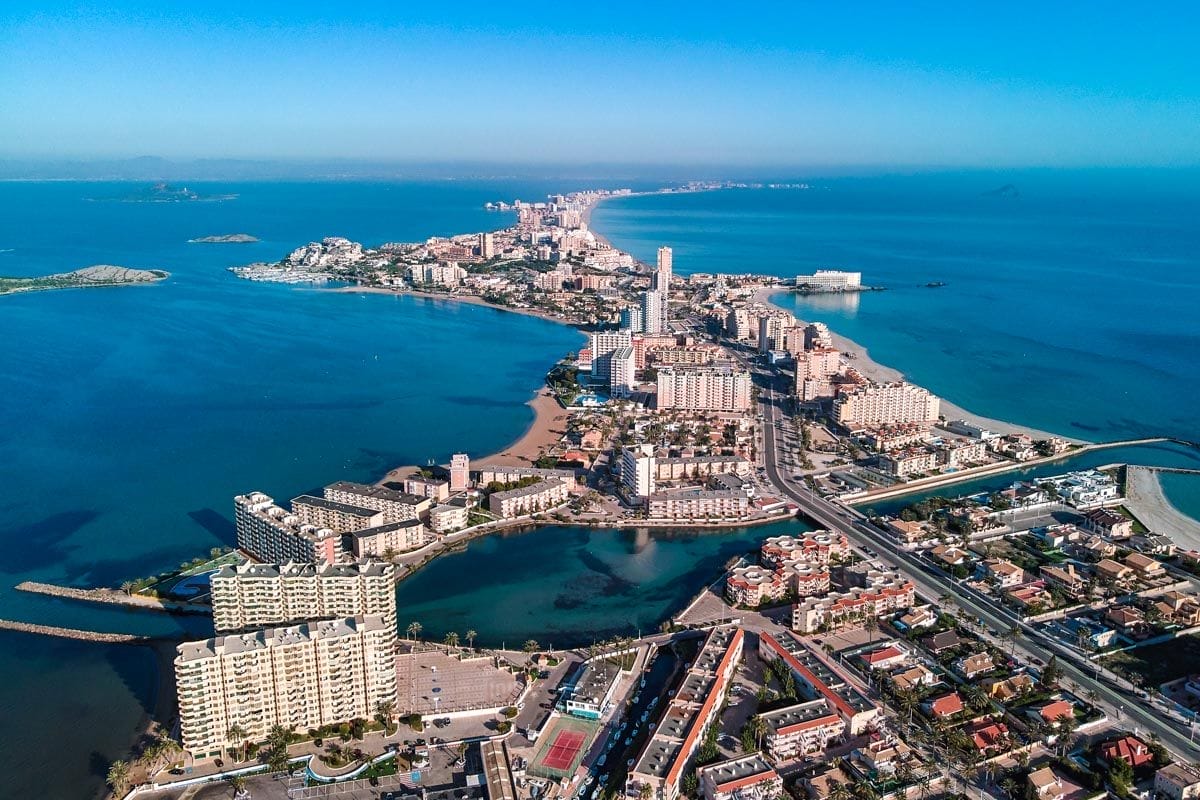 Vistas panorámicas, Manga del Mar Menor, Región de Murcia Vistas panorámicas, Manga del Mar Menor, Región de Murcia