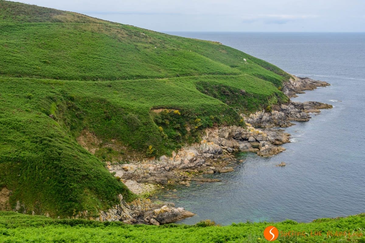 Acantilados verdes, Isla de Ons, Rías Baixas, Galicia Acantilados verdes, Isla de Ons, Rías Baixas, Galicia