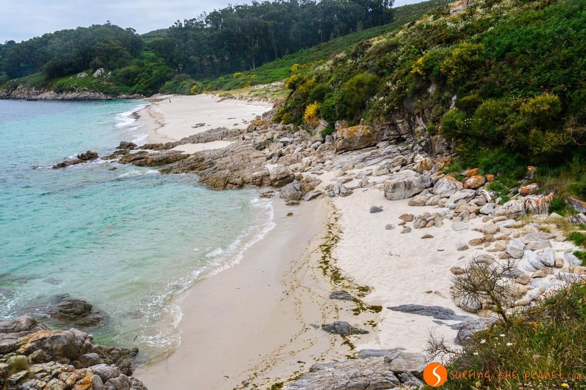 Playa de Melide, Isla de Ons, Rías Baixas, Galicia | Playas de la Isla de Ons Playa de Melide, Isla de Ons, Rías Baixas, Galicia | Playas de la Isla de Ons