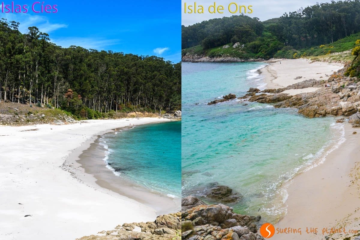 Playas de la Isla de Ons y Islas Cíes, Galicia | Visitar las Islas Cíes o la Isla de Ons