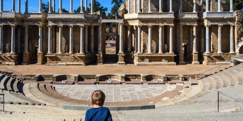 Yacimientos romanos en España | Admirando el Teatro Romano, Mérida, Badajoz, Extremadura