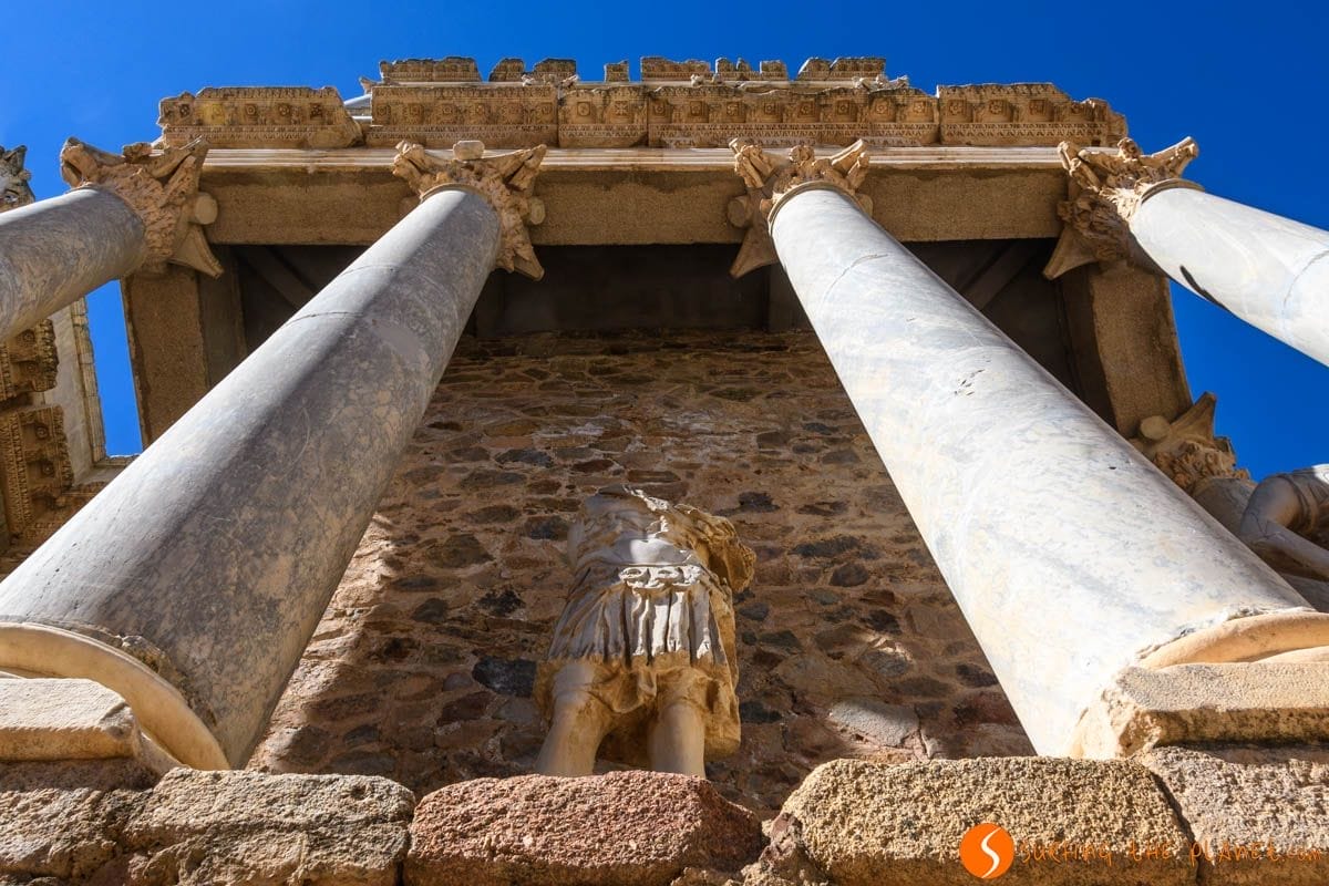 Escenario, Teatro Romano, Mérida, Badajoz, Extremadura | Que hacer en Mérida en 2 días Escenario, Teatro Romano, Mérida, Badajoz, Extremadura | Que hacer en Mérida en 2 días