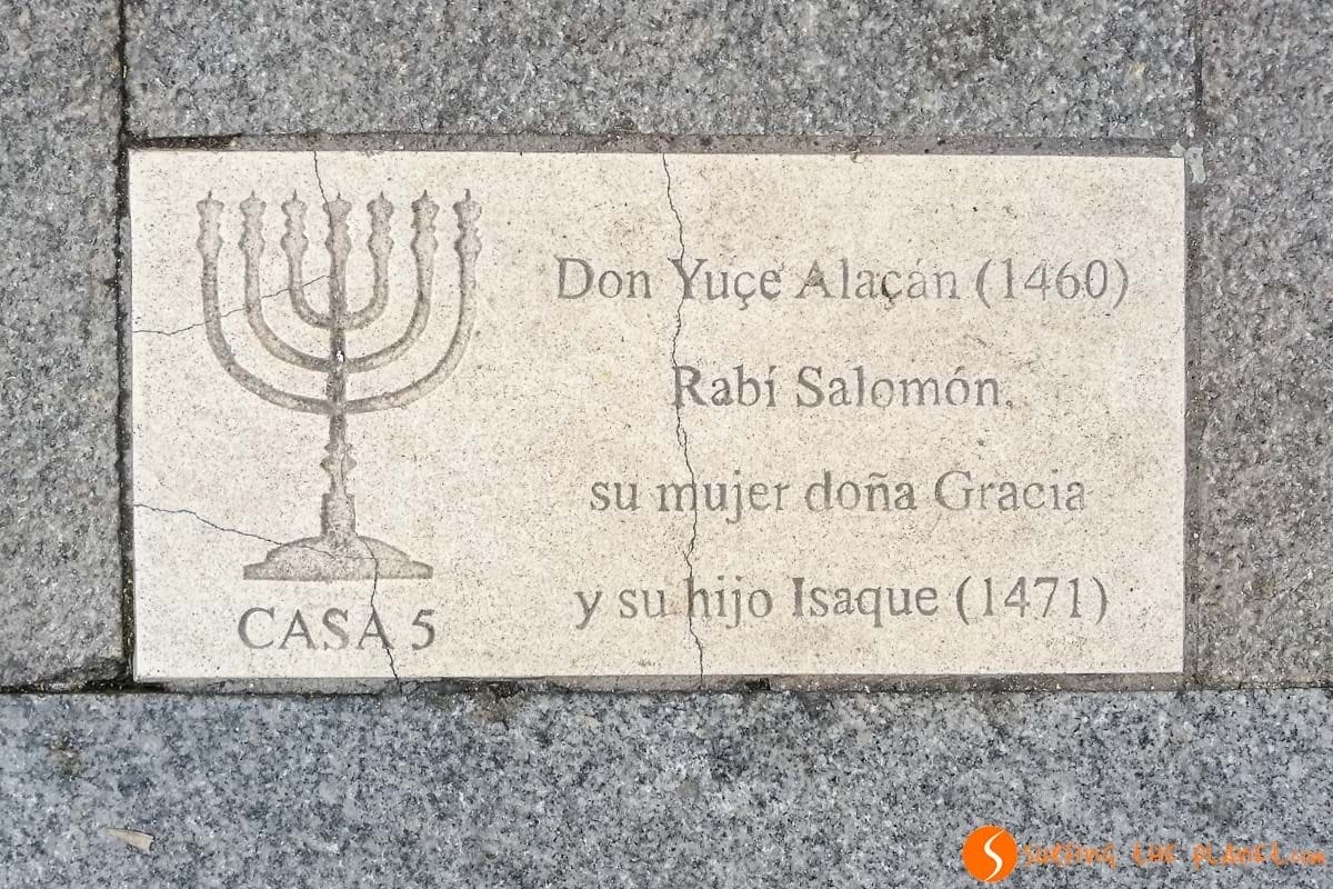 Placa, Judería, Plasencia, Cáceres, Extremadura Placa, Judería, Plasencia, Cáceres, Extremadura