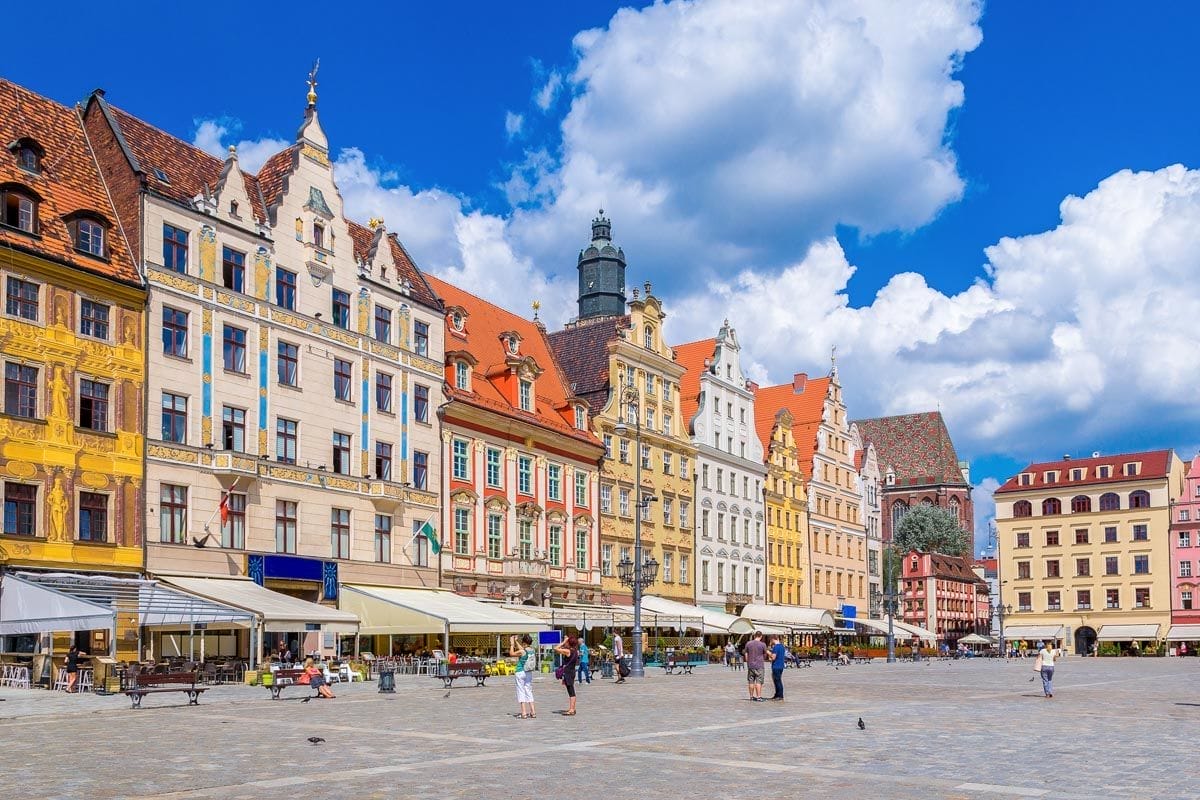 Casas de color, Plaza del Mercado, Wroclaw | Que ver en Wroclaw