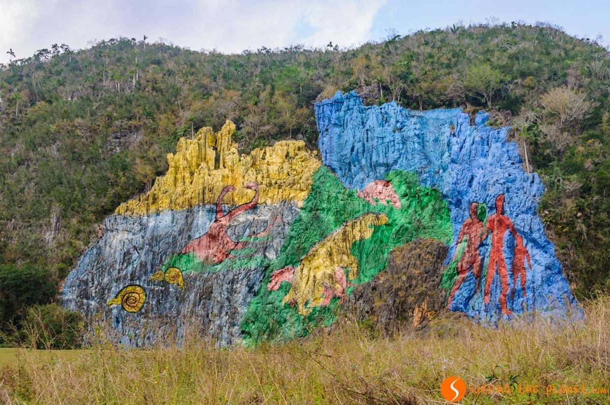 Mural de la Prehistoria, Valle de Viñales, Cuba | Que ver en Viñales
