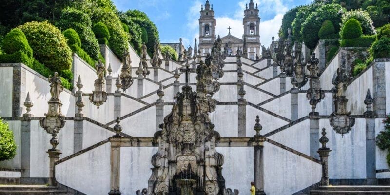 Que ver en Braga | Escalinata, Santuario de Bom Jesus do Monte, Braga, Portugal