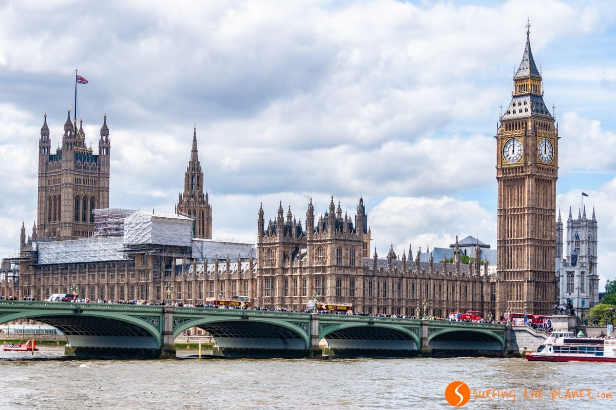 Vistas del Palacio de Westminster y Big Ben, Londres | Que ver en Londres en 3 días Vistas del Palacio de Westminster y Big Ben, Londres | Que ver en Londres en 3 días