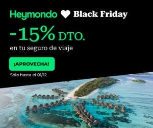 Heymondo, Black Friday | El mejor seguro de viaje con 15% de descuento