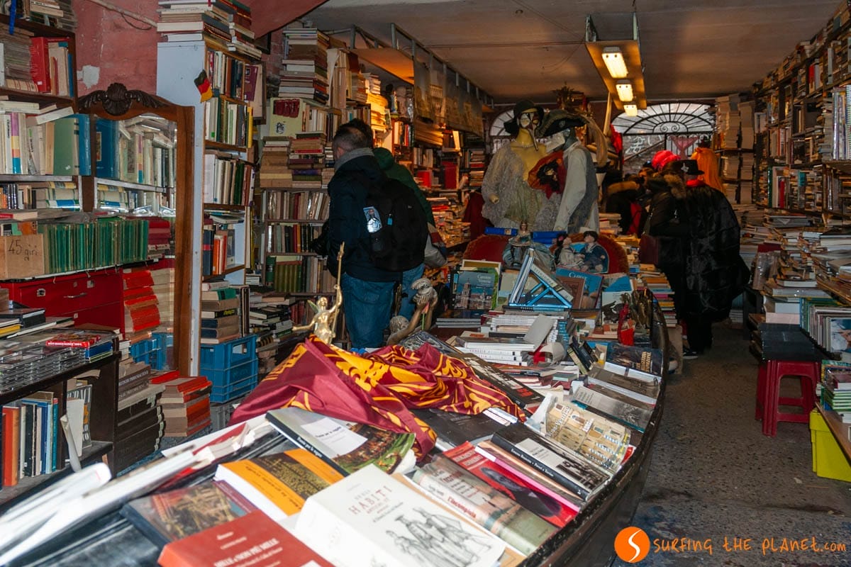 Libreria de Acqua Alta, Venecia | Que ver en Venecia en 2 días