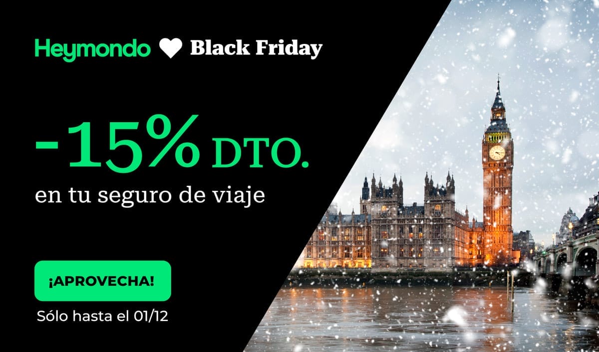 Black Friday, Heymondo, Surfing the Planet | El mejor seguro de viaje 