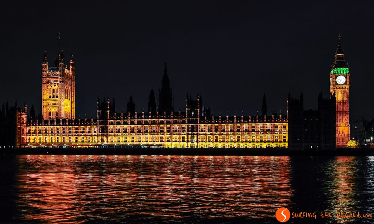 Noche en Big Ben, Londres | Que ver en Londres en 3 días