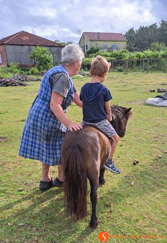 Encuentro con locales, Galicia | Camino de Santiago con niños Encuentro con locales, Galicia | Camino de Santiago con niños