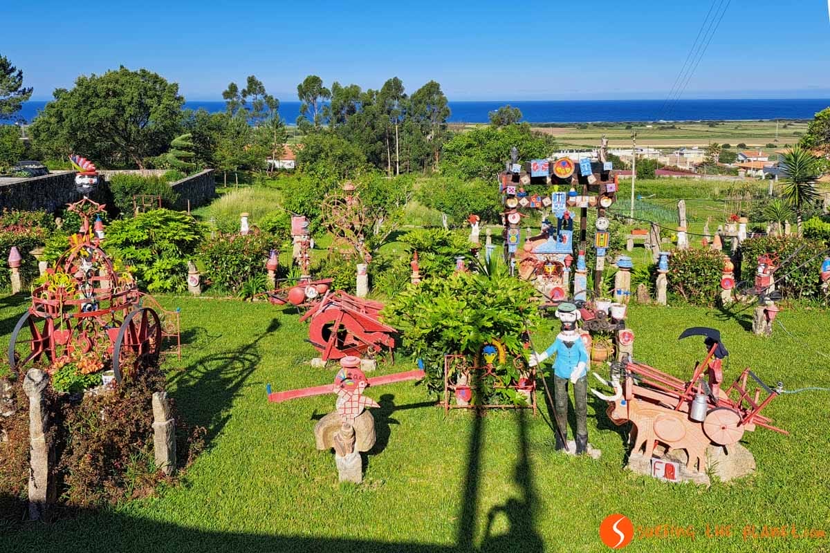 Jardín pintoresco, Camino Santiago Portugués con niños Jardín pintoresco, Camino Santiago Portugués con niños