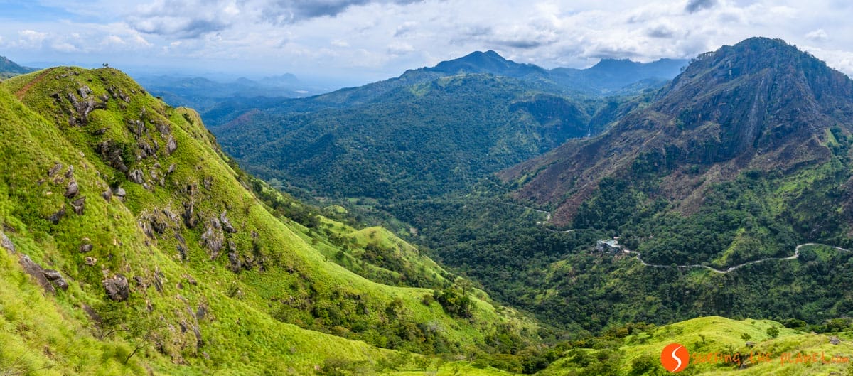 Vistas desde Little Adam's Peak, Ella, Sri Lanka