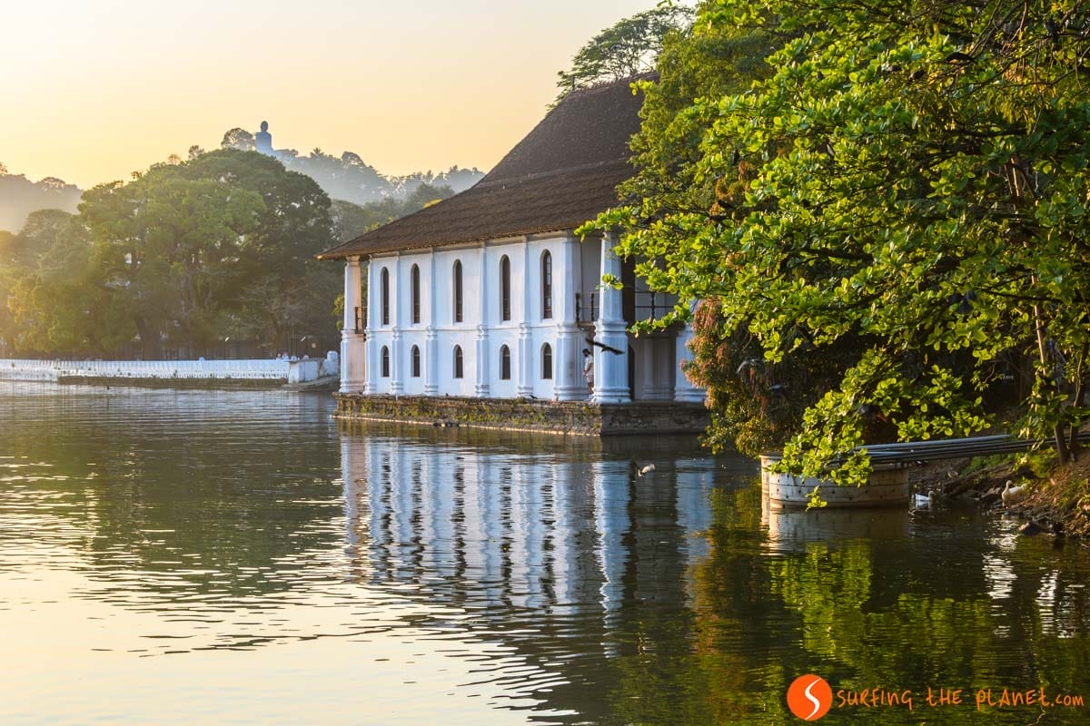 Atardecer, Lago de Kandy, Sri Lanka
