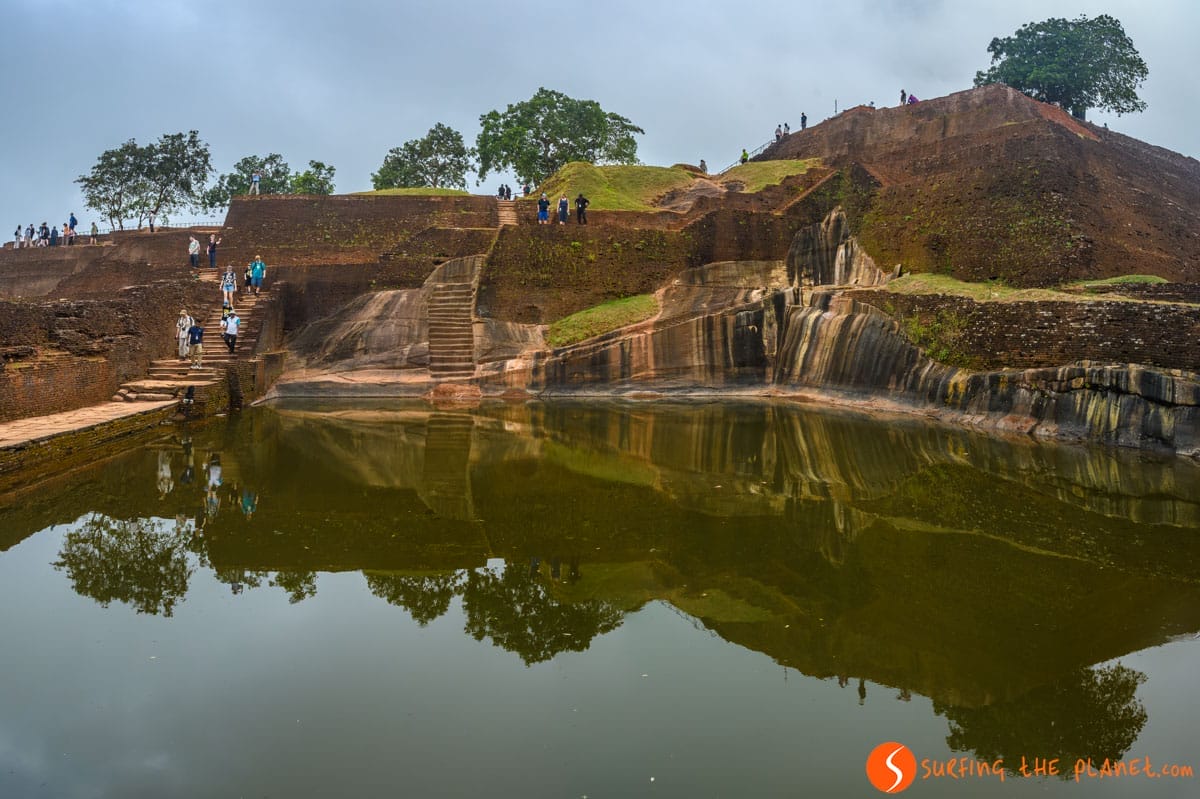Construcción en Lion's Rock, Sigiriya