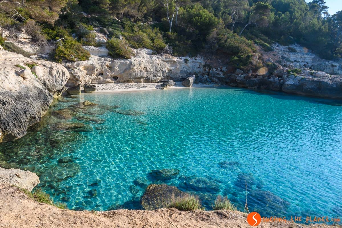 Cala Mitjaneta, Sur de Menorca | Que hacer en Menorca en una semana