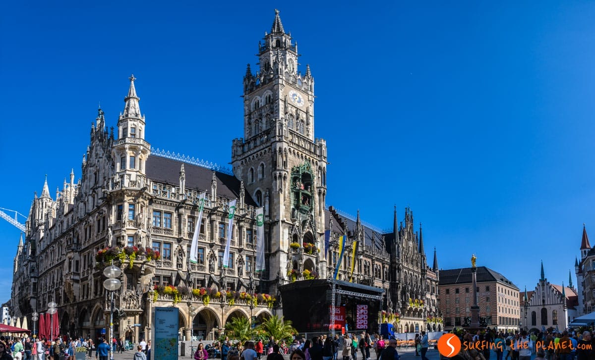 Ayuntamiento Nuevo, Marienplatz, Múnich | Que ver en Múnich en 3 días Ayuntamiento Nuevo, Marienplatz, Múnich | Que ver en Múnich en 3 días