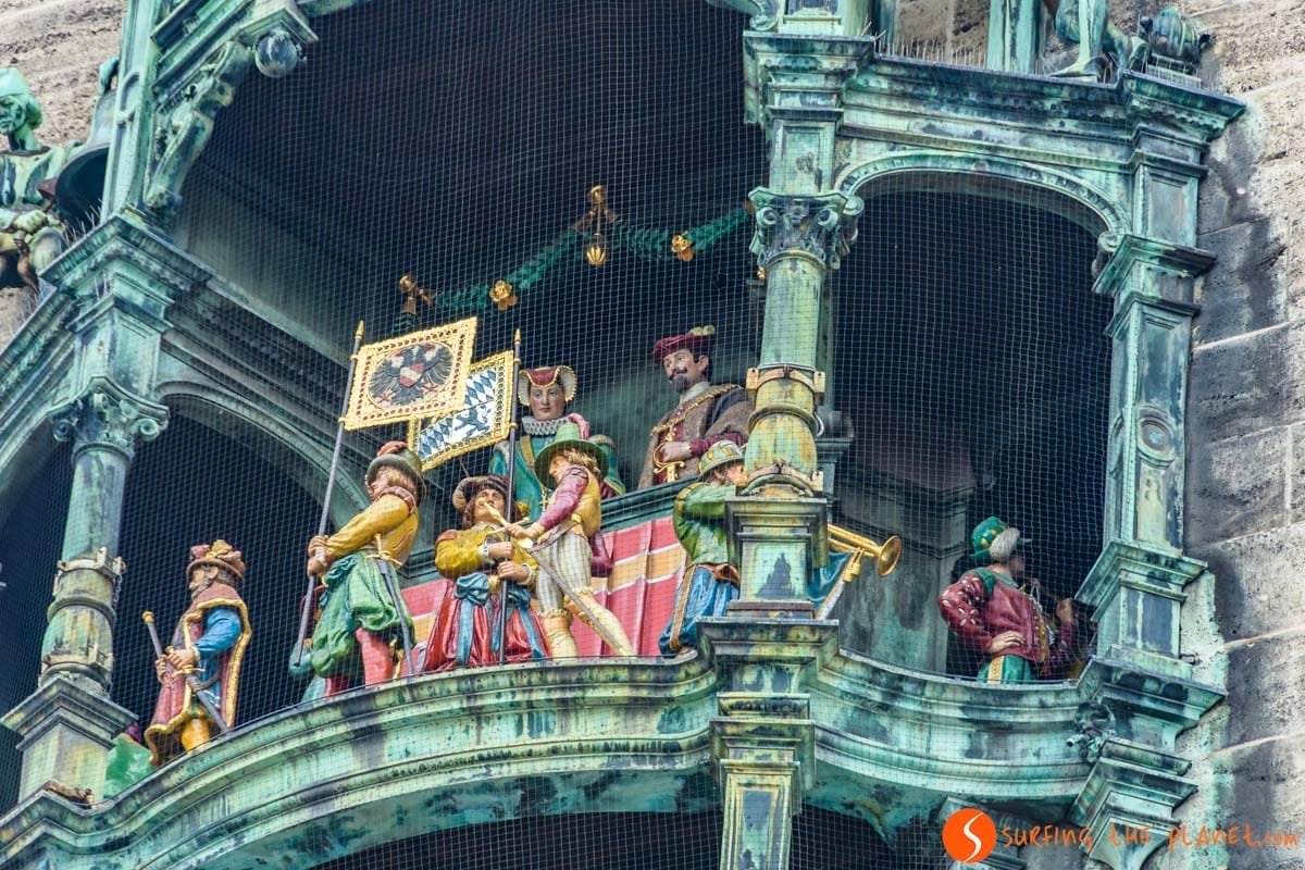 Carillón, Ayuntamiento Nuevo, Múnich | Que hacer en Múnich en 3 días Carillón, Ayuntamiento Nuevo, Múnich | Que hacer en Múnich en 3 días