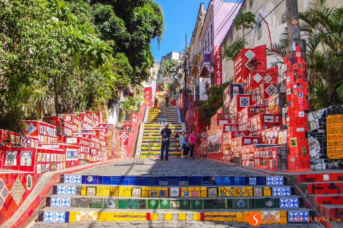 Vista completa, Escalera de Selarón, Río de Janeiro | Que ver en Río de Janeiro en 3 días