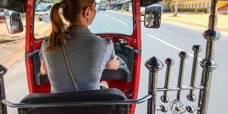 Conducir tuk-tuk, Sri Lanka