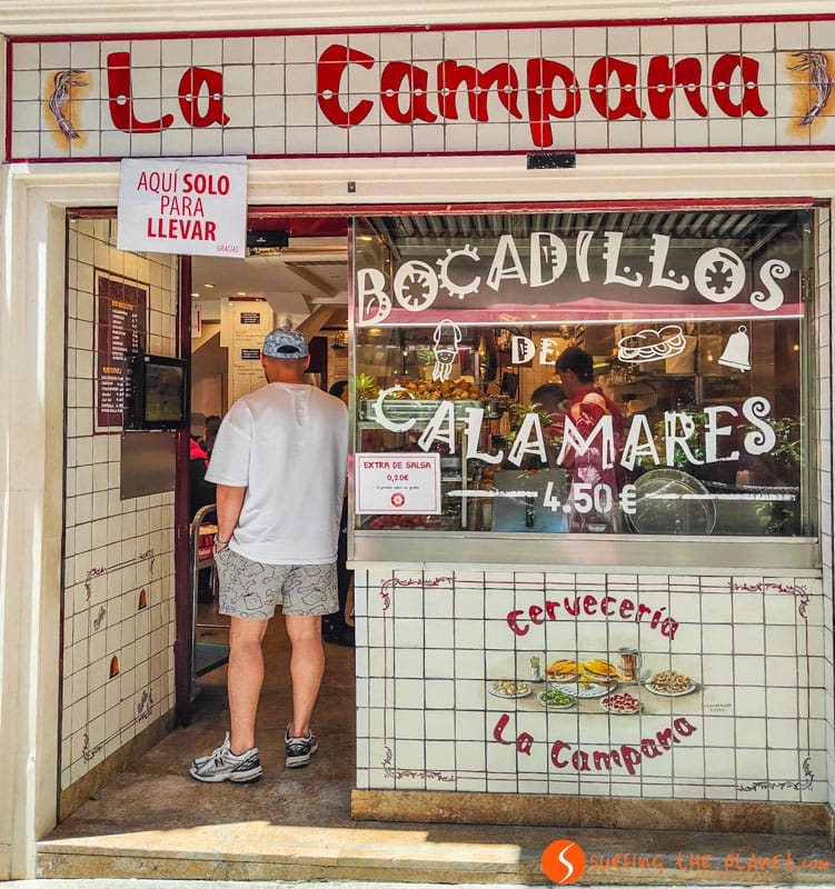 Bocadillo de calamares, Bar La Campana, Madrid | Que ver en Madrid en 2 días Bocadillo de calamares, Bar La Campana, Madrid | Que ver en Madrid en 2 días