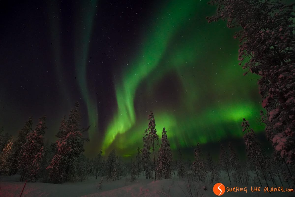 Aurora boreal, Rovaniemi, Laponia | Que ver en Laponia Aurora boreal, Rovaniemi, Laponia | Que ver en Laponia